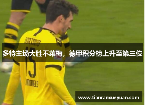 多特主场大胜不莱梅，德甲积分榜上升至第三位
